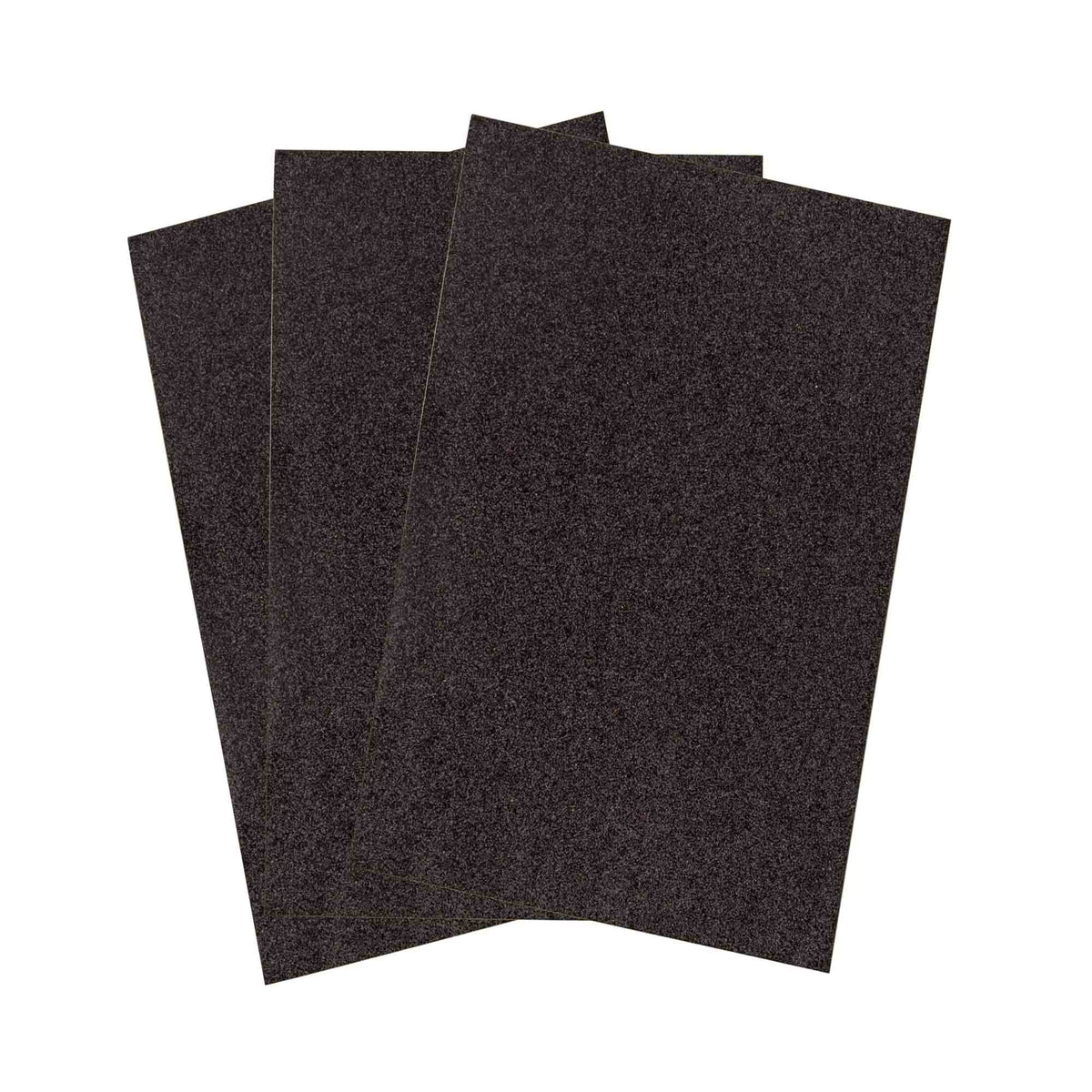 Large Glitter Foam Sheets - Black