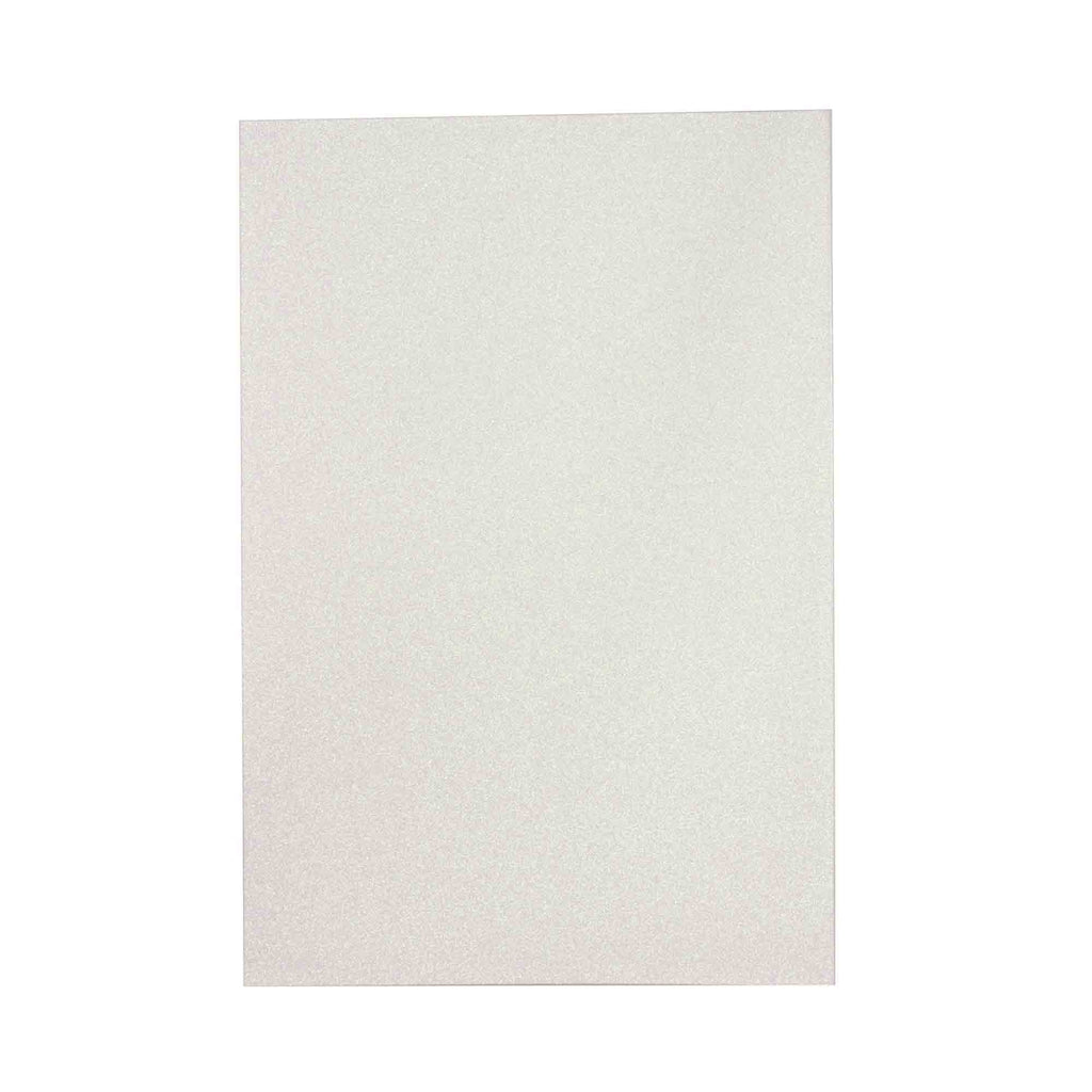 Large Glitter Foam Sheets - White