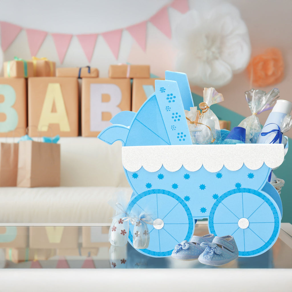 Large Foam Baby Carriage - Blue