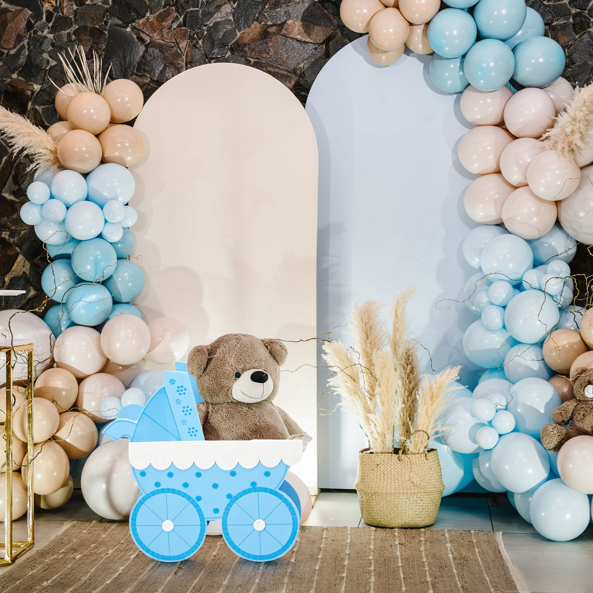 Large Foam Baby Carriage - Blue