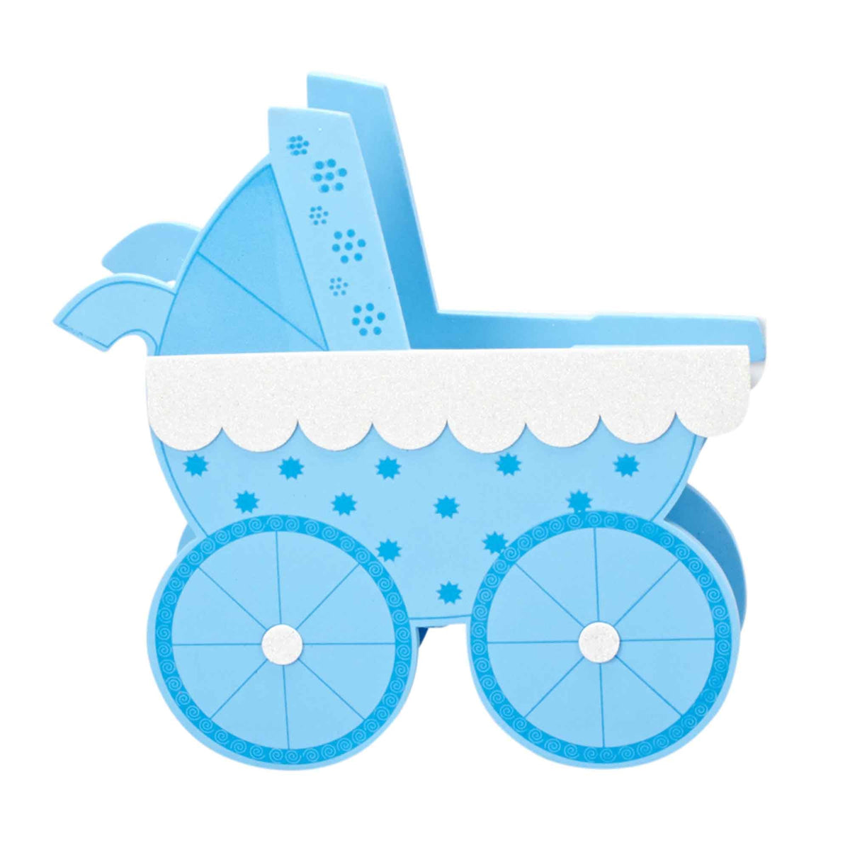Large Foam Baby Carriage - Blue