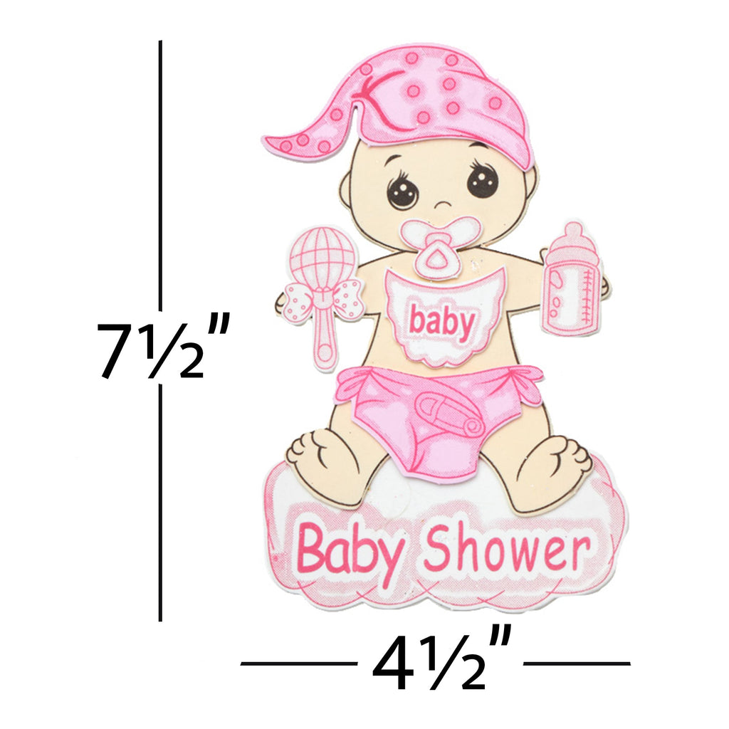 EVA Foam Baby Shower Sign 10pc – Pre-Cut, Glitter Accented & Ready to Hang