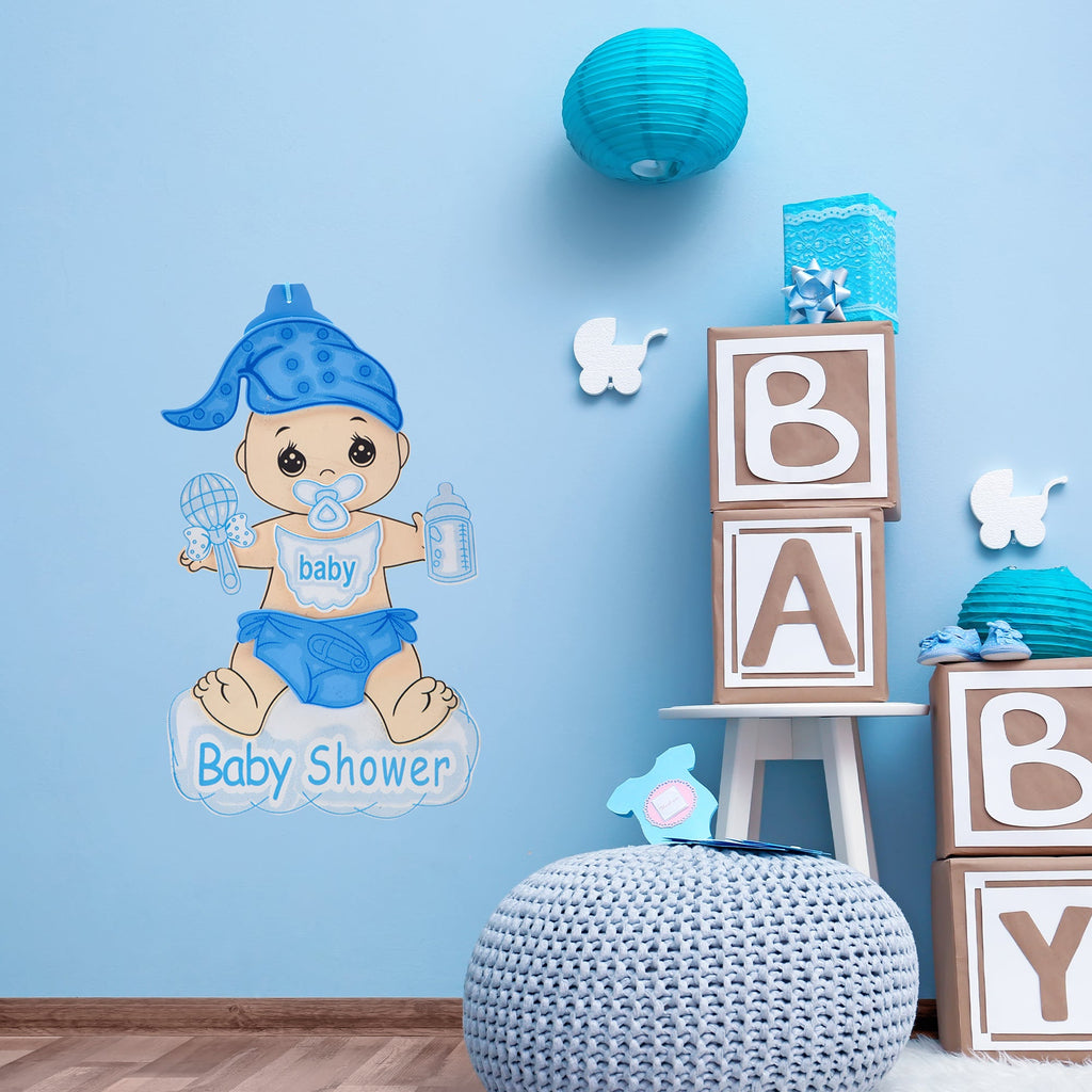 EVA Foam Baby Shower Sign 10pc – Pre-Cut, Glitter Accented & Ready to Hang