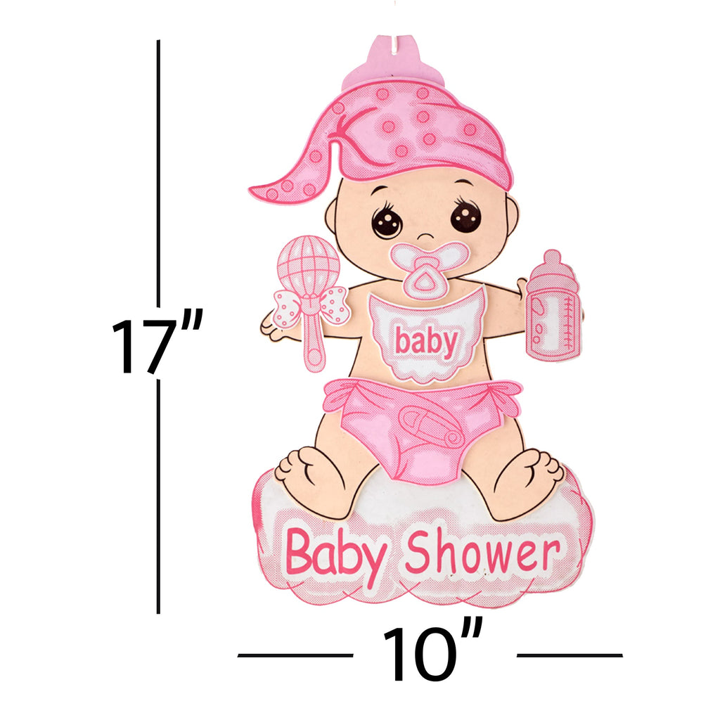 EVA Foam Baby Shower Sign 10pc – Pre-Cut, Glitter Accented & Ready to Hang