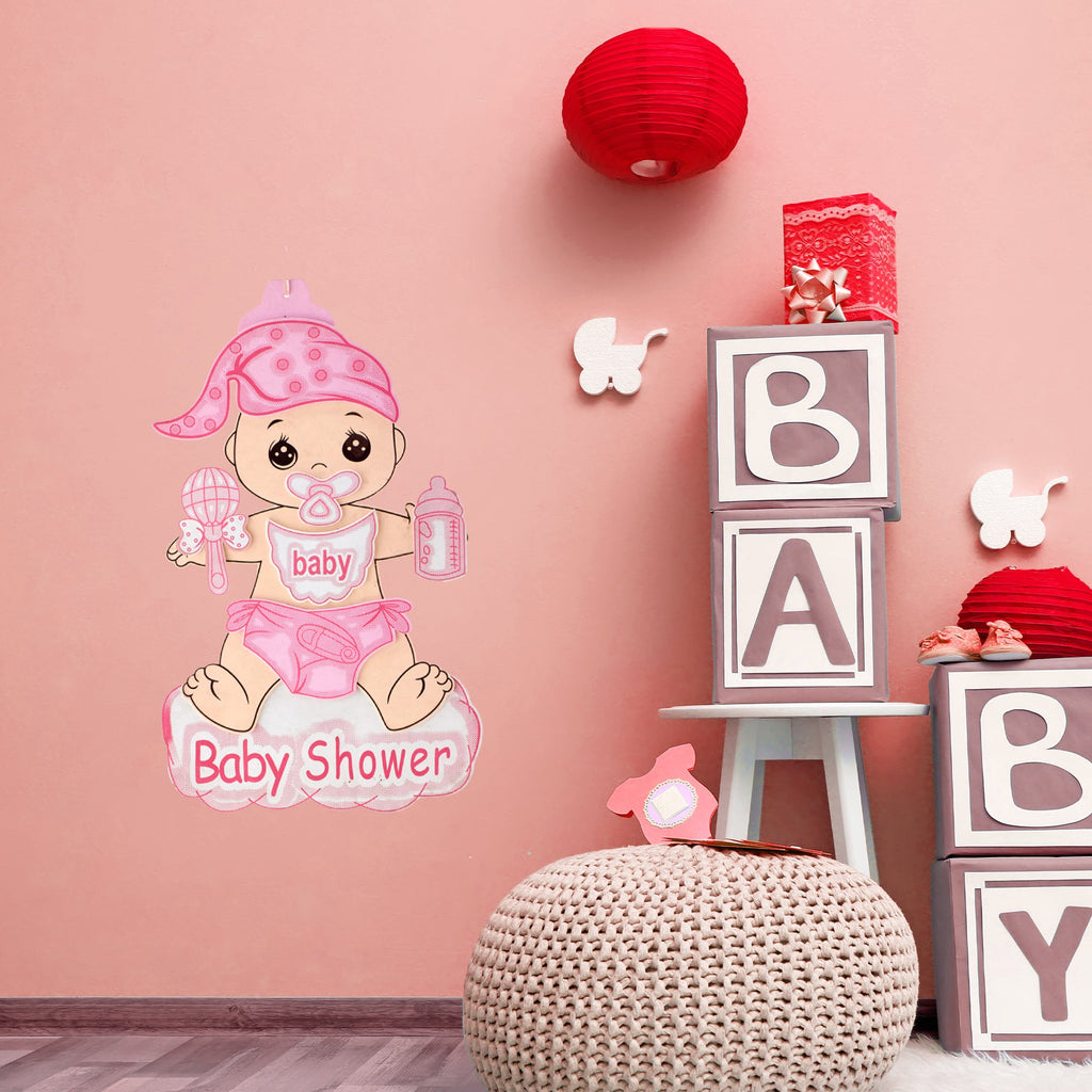 EVA Foam Baby Shower Sign 10pc – Pre-Cut, Glitter Accented & Ready to Hang