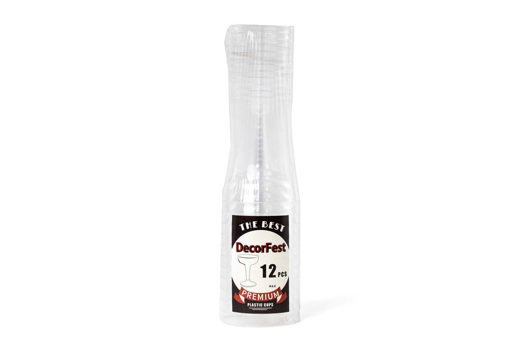 Plastic Margarita Glass - Pack of 12