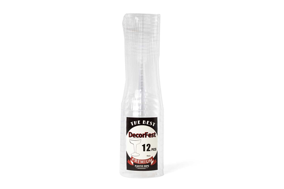 Plastic Margarita Glass - Pack of 12
