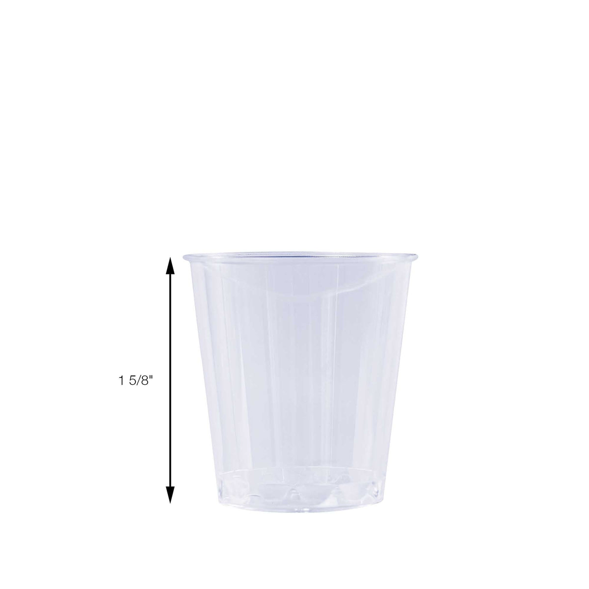 Plastic Shot Glasses 1 oz - Pack of 25