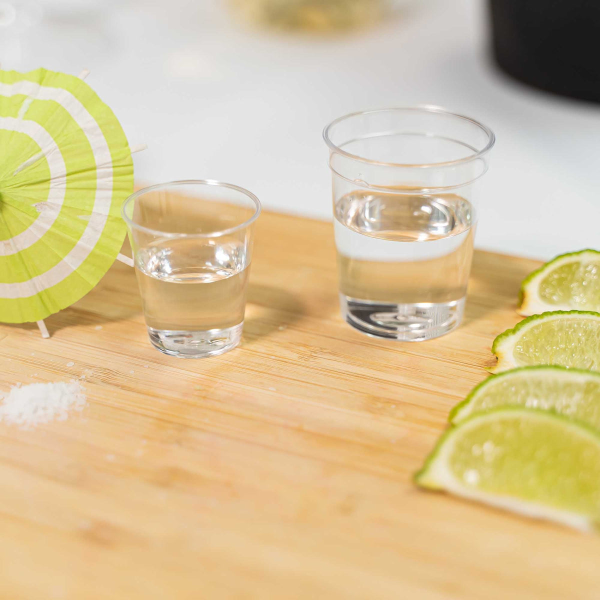 Plastic Shot Glasses 1 oz - Pack of 25