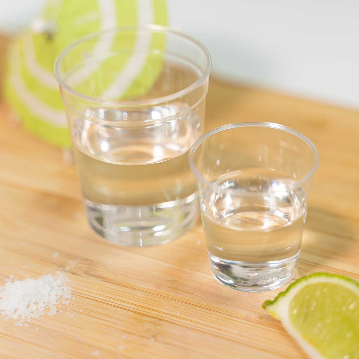 Plastic Shot Glasses 1 oz - Pack of 25