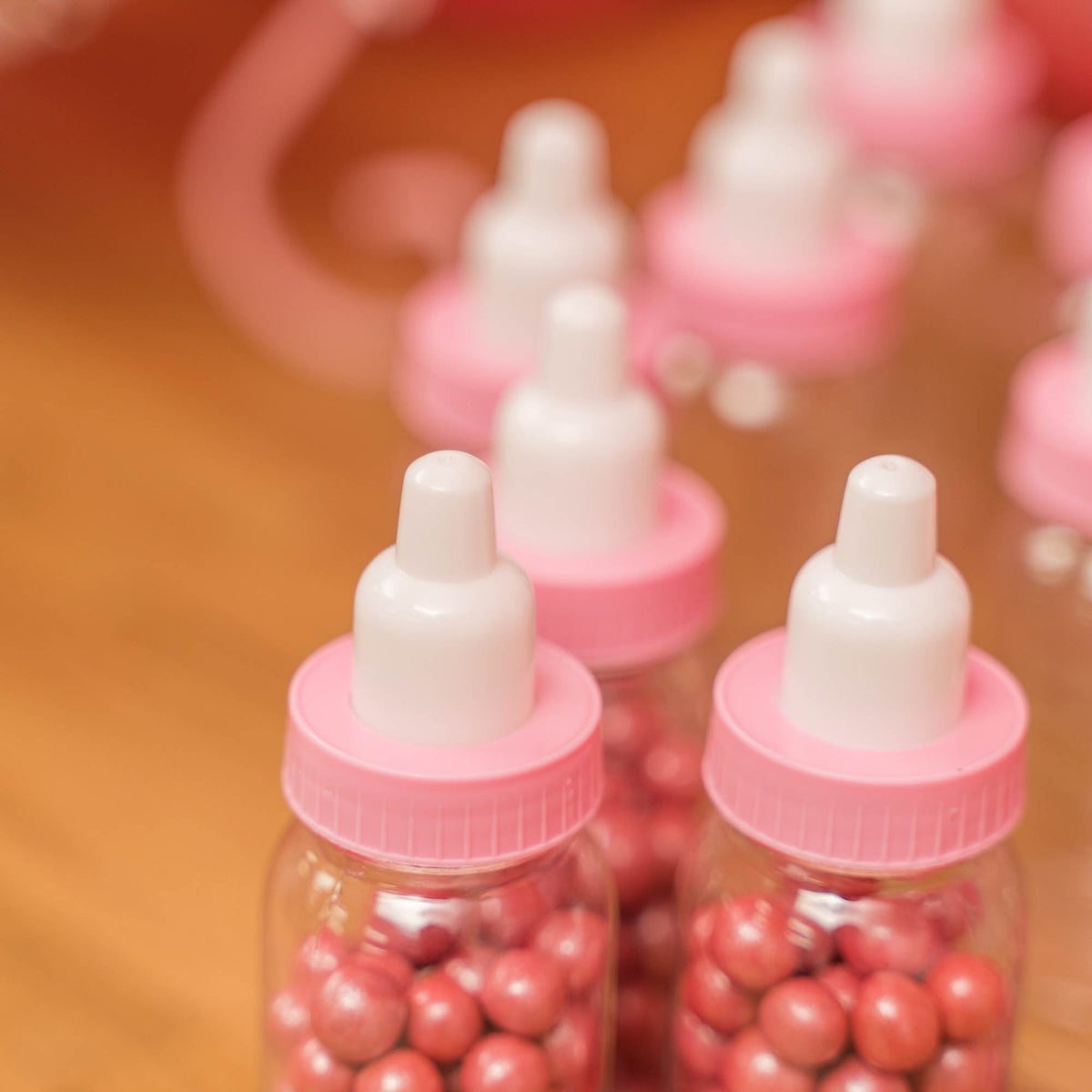 Small Baby Bottle Favor - Pink