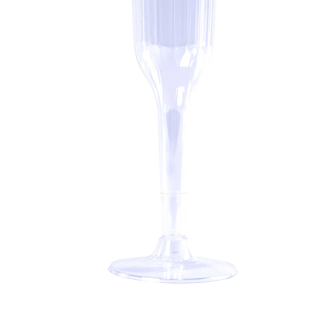 Plastic Champagne Flutes 5.5oz - Pack of 12