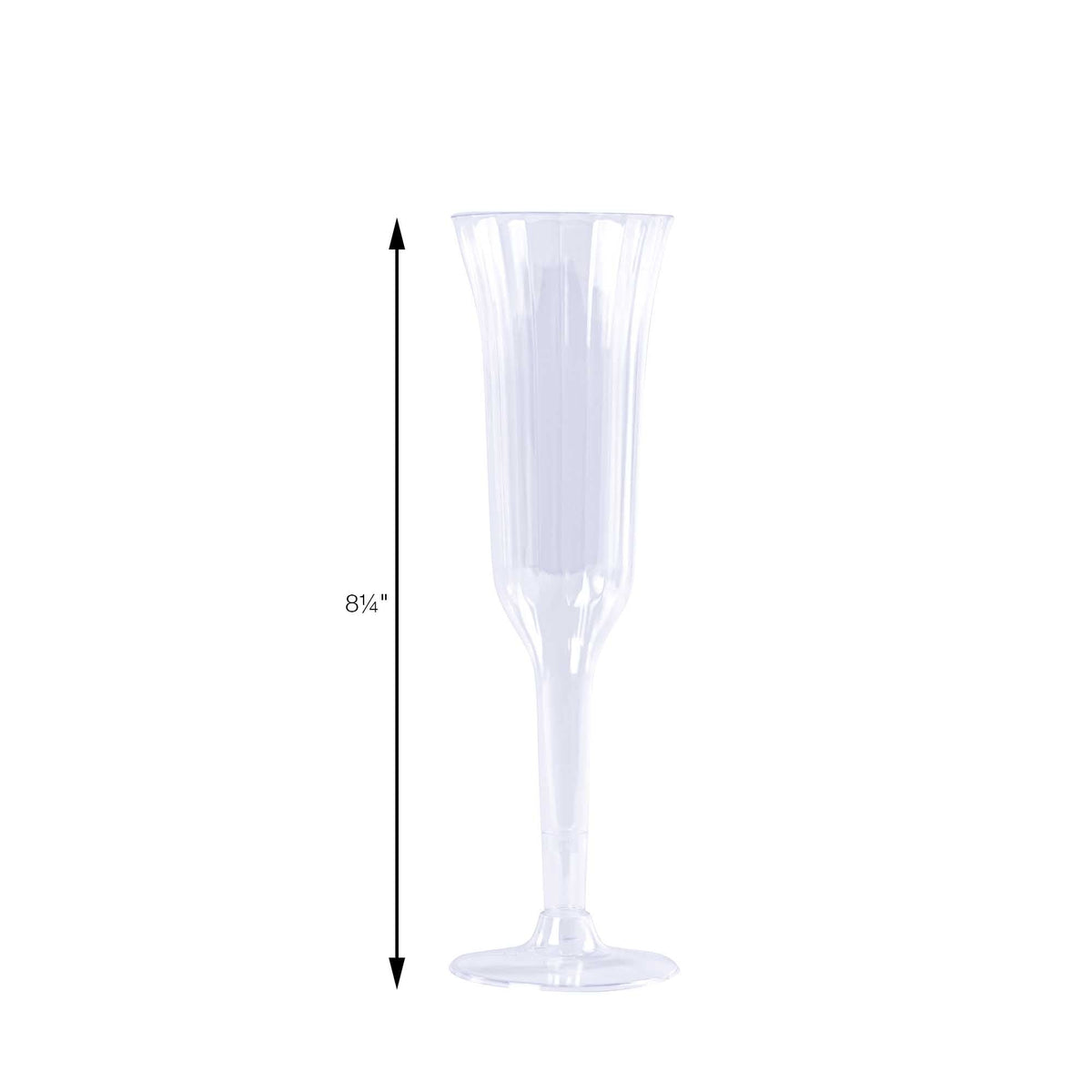 Plastic Champagne Flutes 5.5oz - Pack of 12