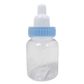 Plastic Baby Bottle Favor 3.5" - Blue - Pack of 12