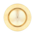 Flat Edge Plastic Charger Plate 13" - Gold