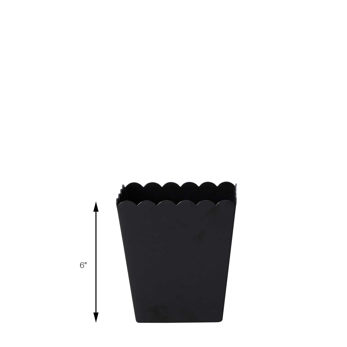 Scalloped Favor Box - Black