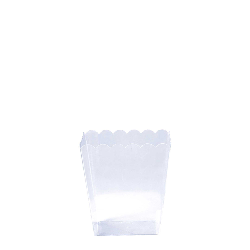 Scalloped Favor Box - Clear