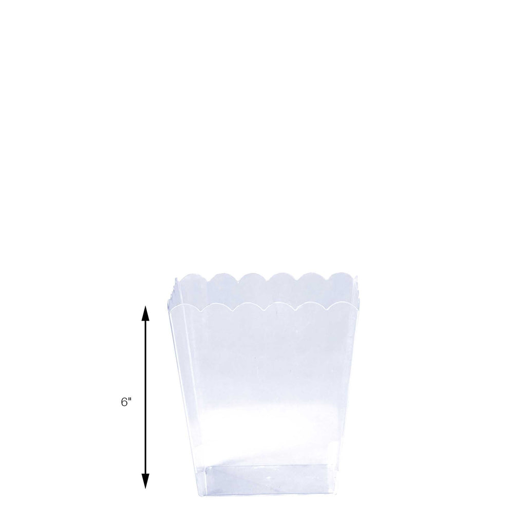 Scalloped Favor Box - Clear