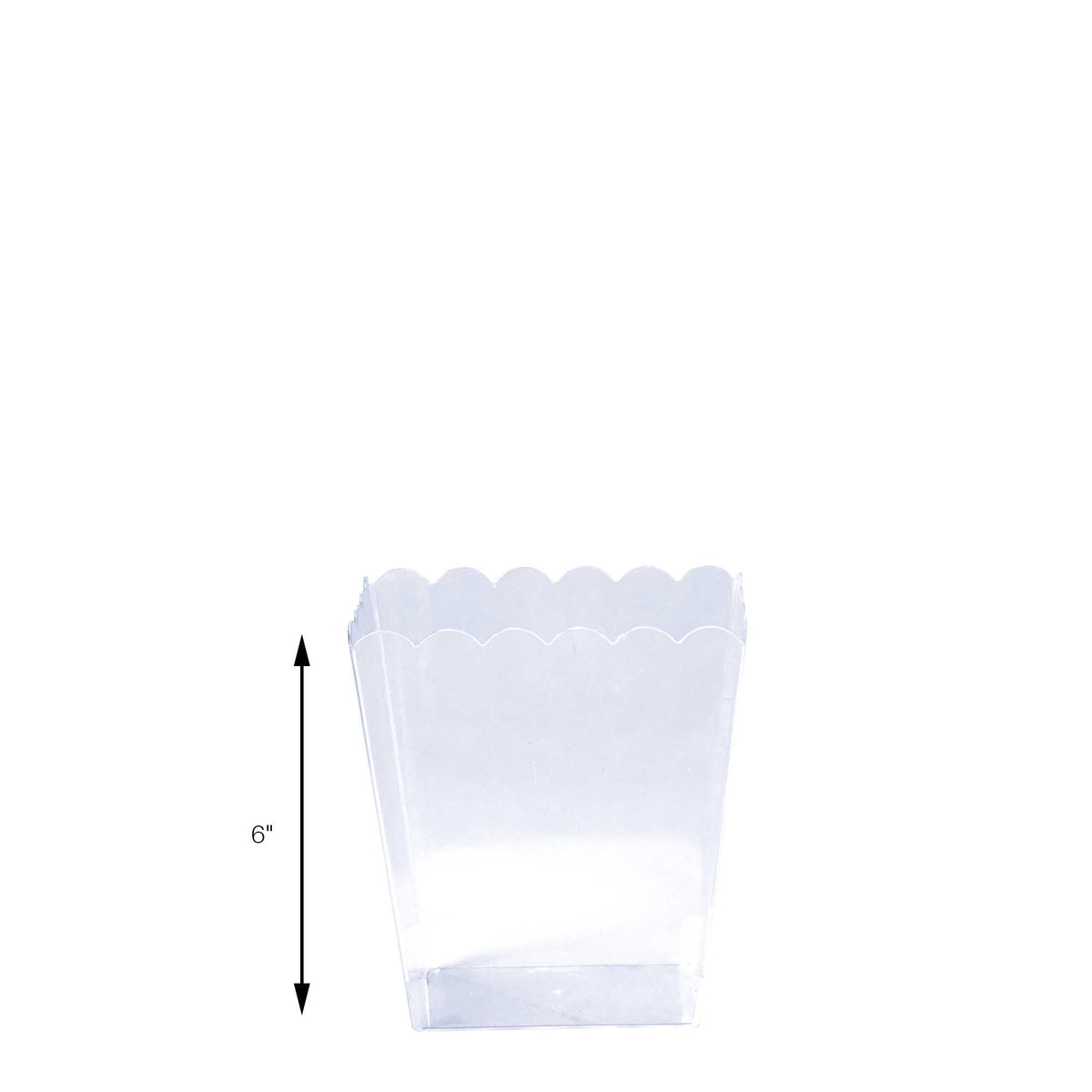 Scalloped Favor Box - Clear