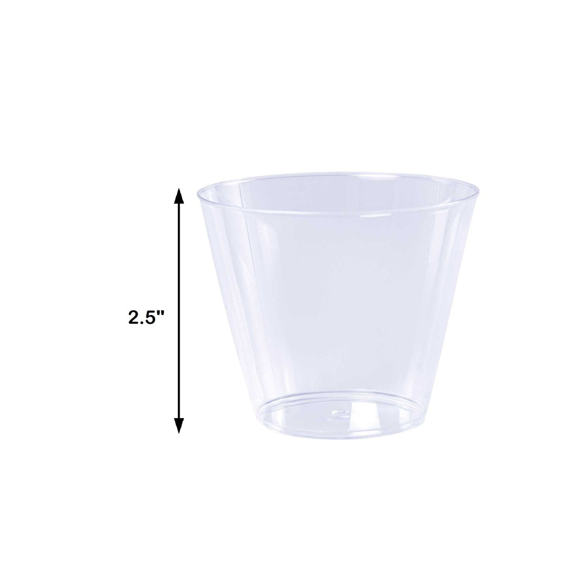 Premium Plastic Cup - 9 oz. - Pack of 100