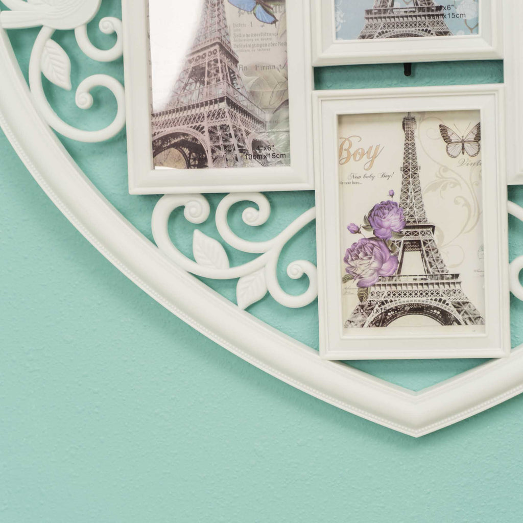 Heart Shaped Collage Picture Frame