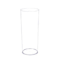 10 Inch Plastic Floral Cylinder Vase