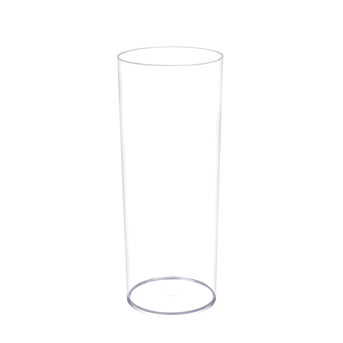 12 Inch Plastic Floral Cylinder Vase