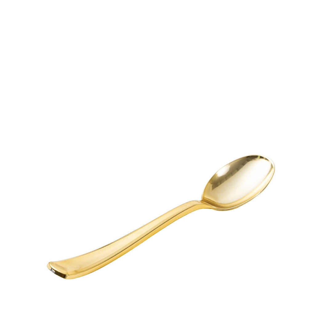 Plastic Spoons 12pc/bag - Gold