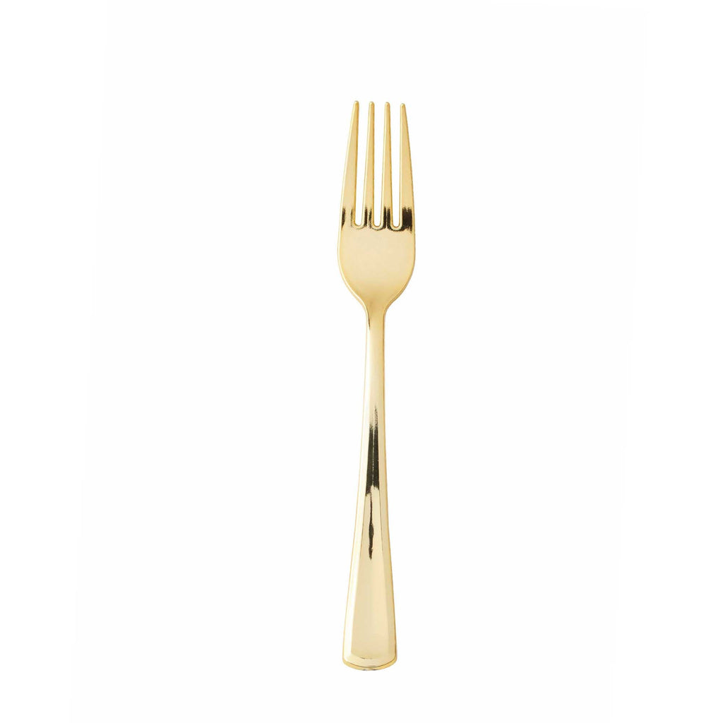 Plastic Forks 12pc/bag - Gold
