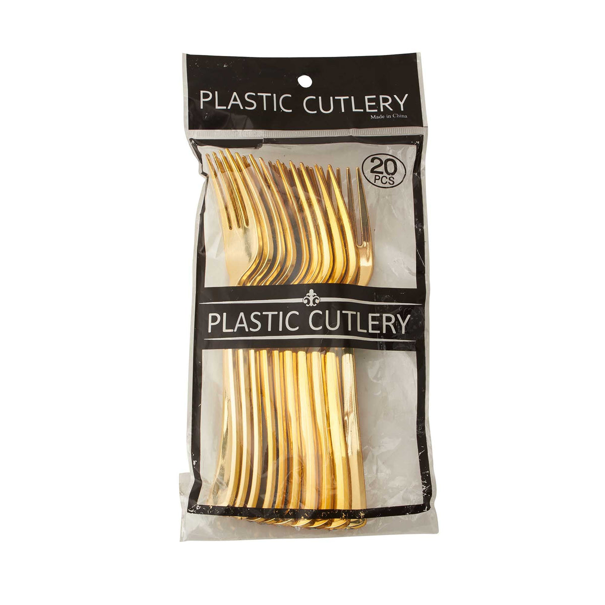 Plastic Forks 12pc/bag - Gold