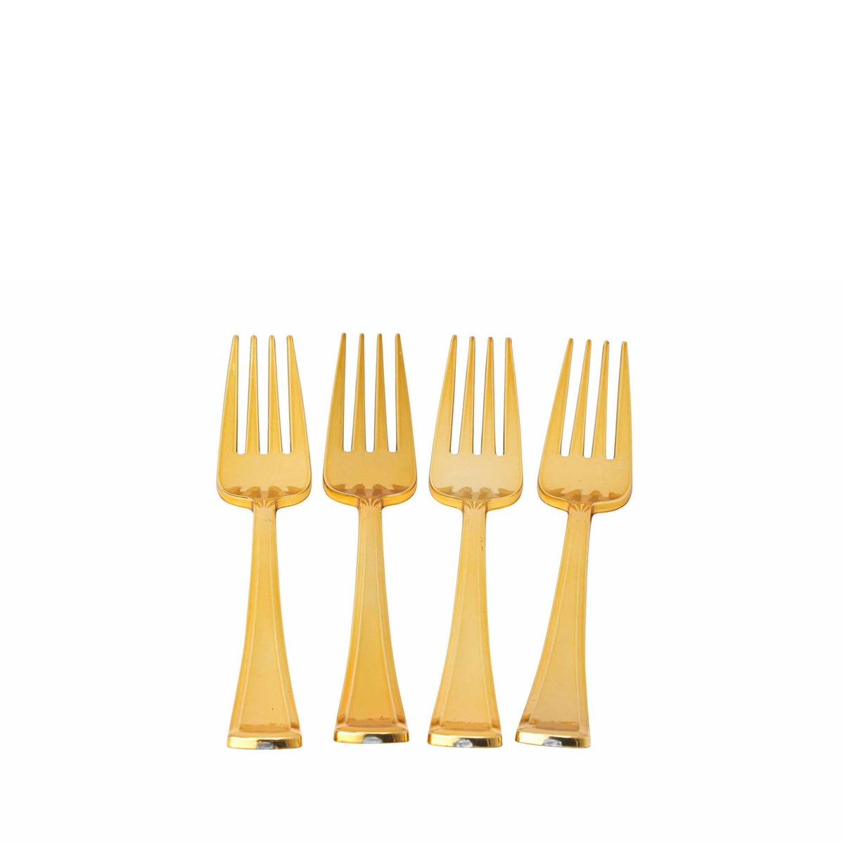 Plastic Forks 12pc/bag - Gold