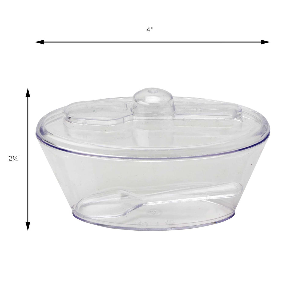 Dessert Cup with Lid and Spoon