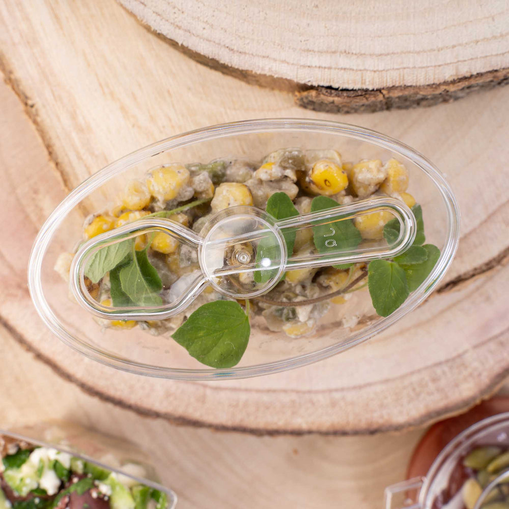 Dessert Cup with Lid and Spoon