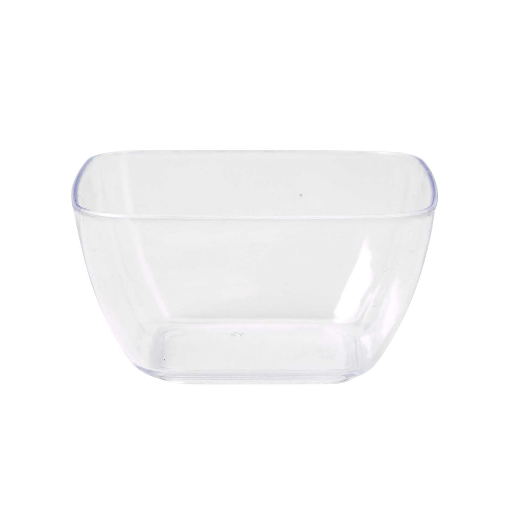 Plastic Square Mini Bowl 1.5oz - Pack of 12