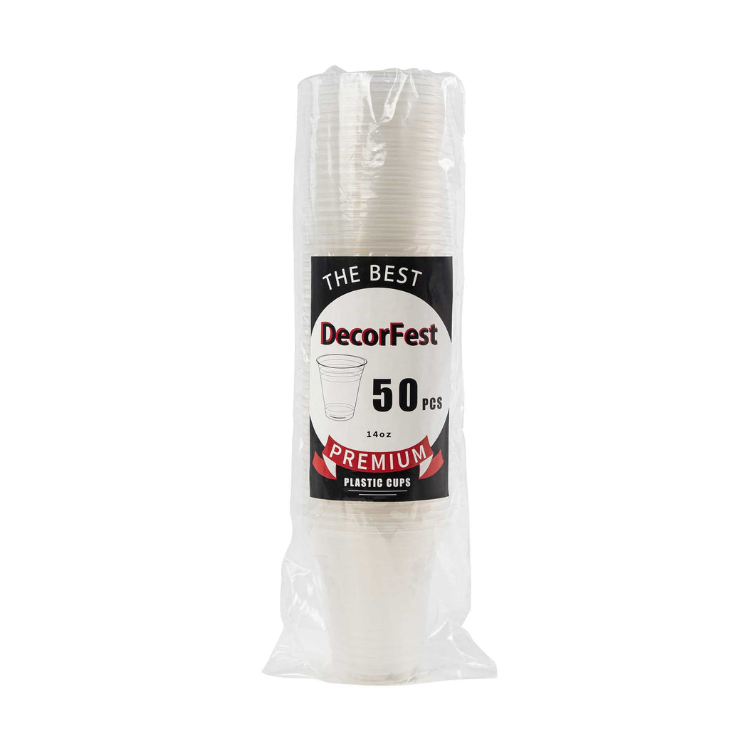 Disposable Clear Cold Cup - 14 oz.