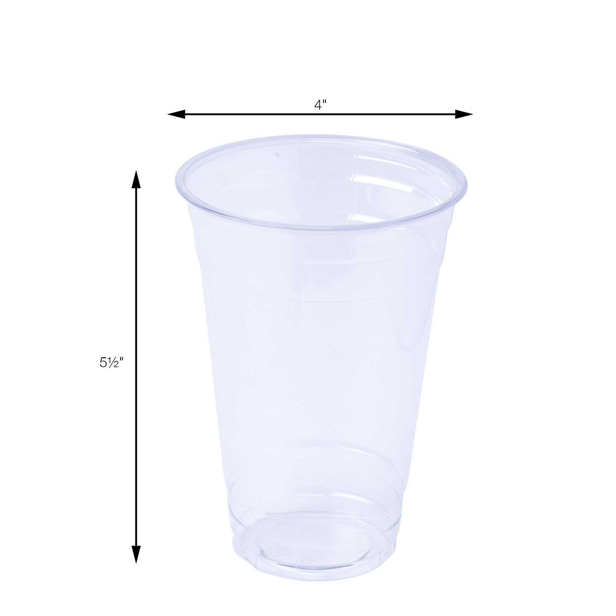 Disposable Clear Cold Cup - 20 oz. - 50 Pack