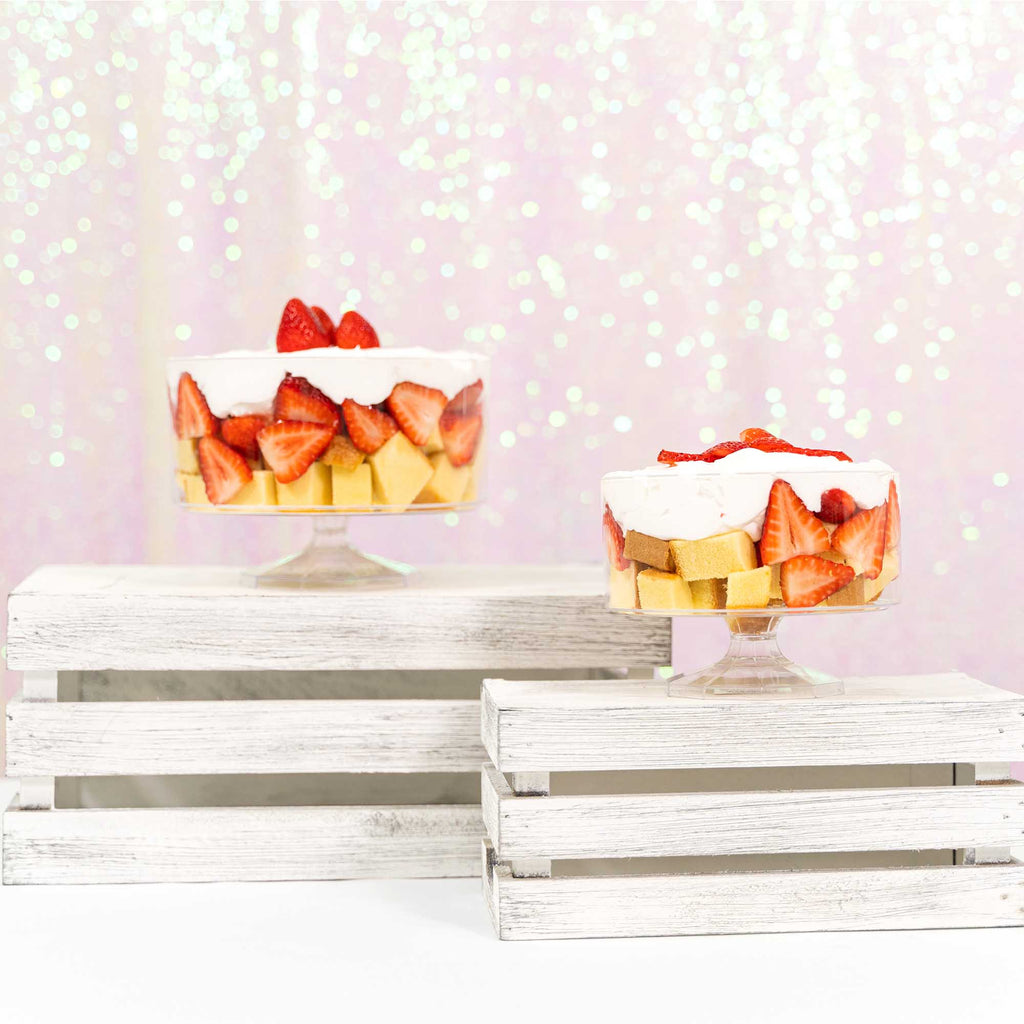 Plastic Trifle Pedestal Container