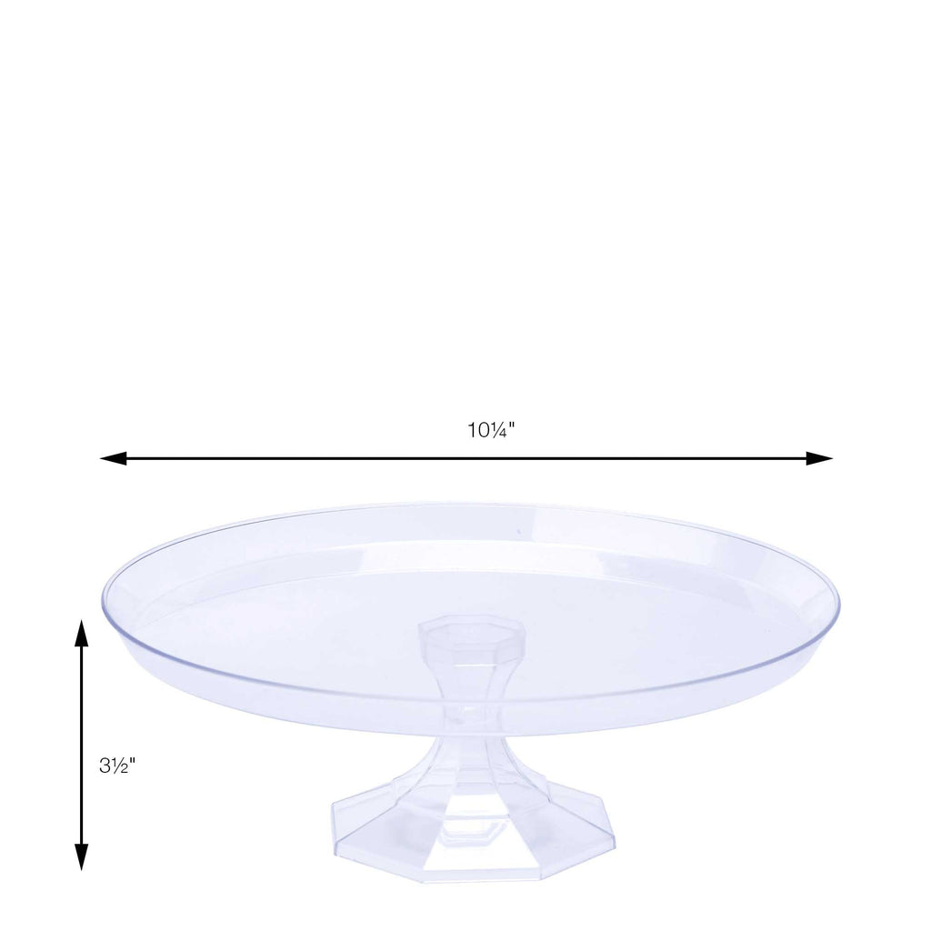 10.25" Plastic Cake Stand
