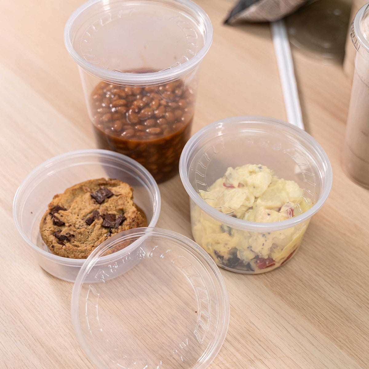 Economy Disposable Deli Cups - 8 oz.