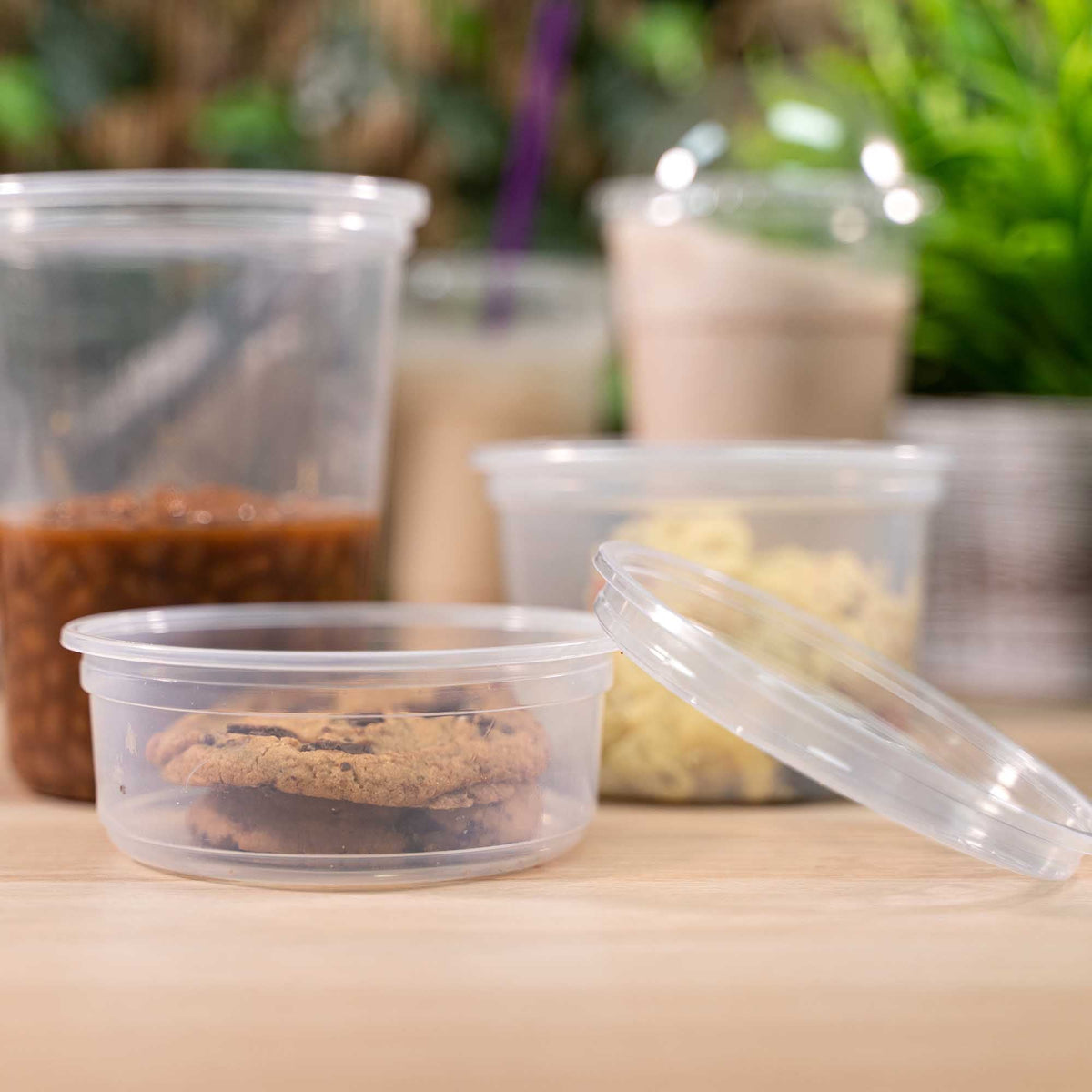 Economy Disposable Deli Cups - 8 oz.