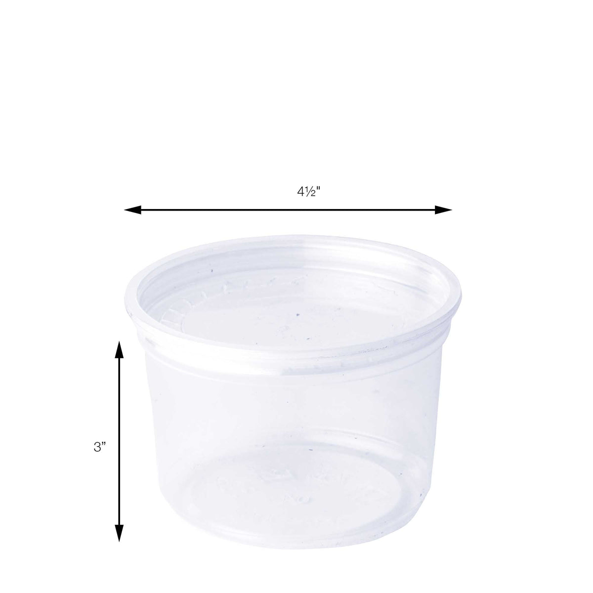Economy Disposable Deli Cups - 16 oz.