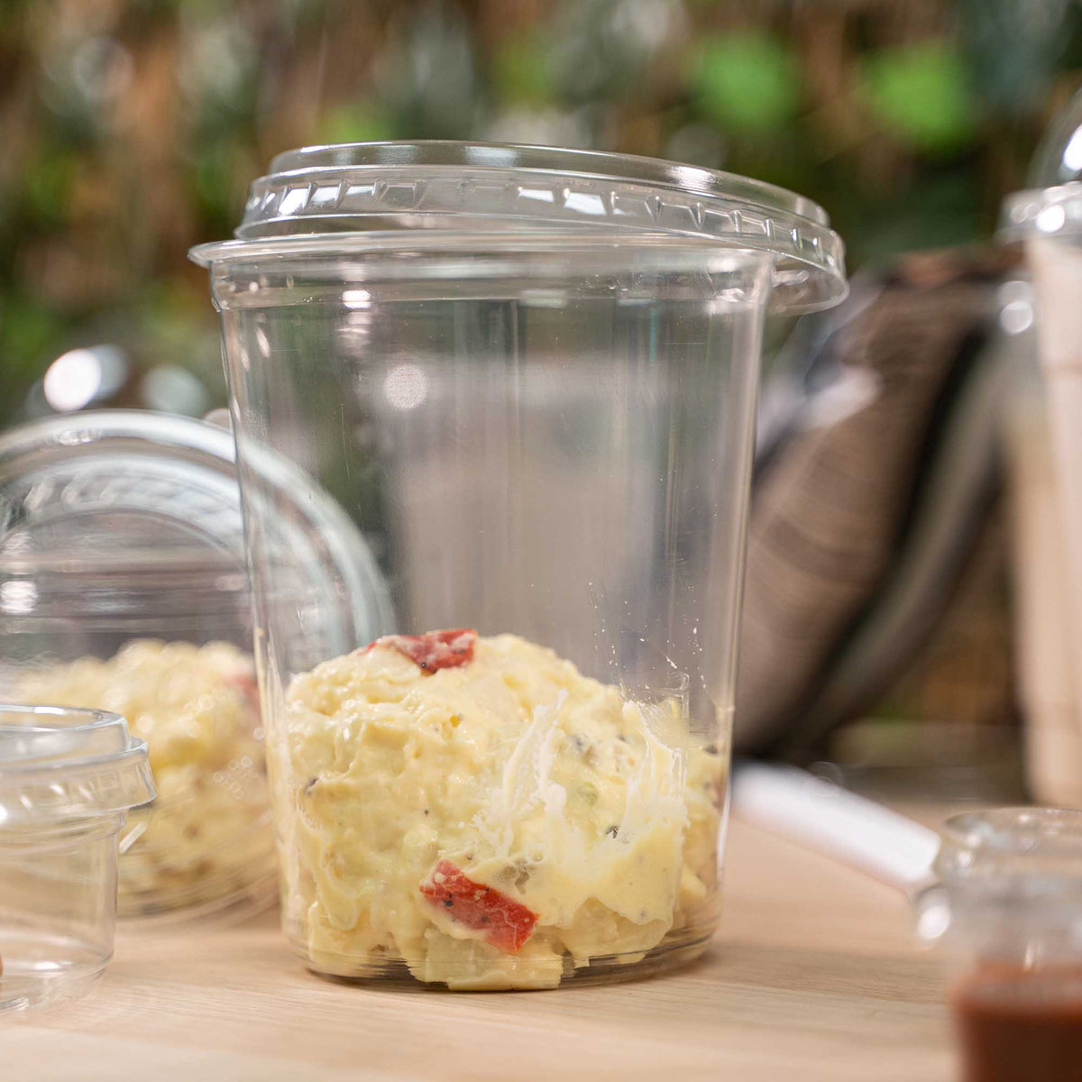 Economy Disposable Deli Cup Lids