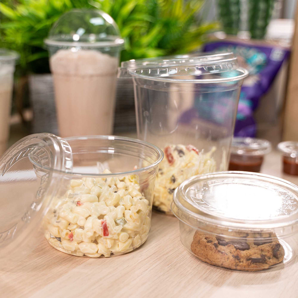 Economy Disposable Deli Cup Lids