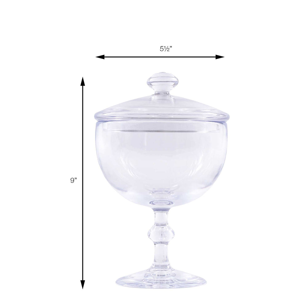 Plastic Candy Jar - Apothecary 9"