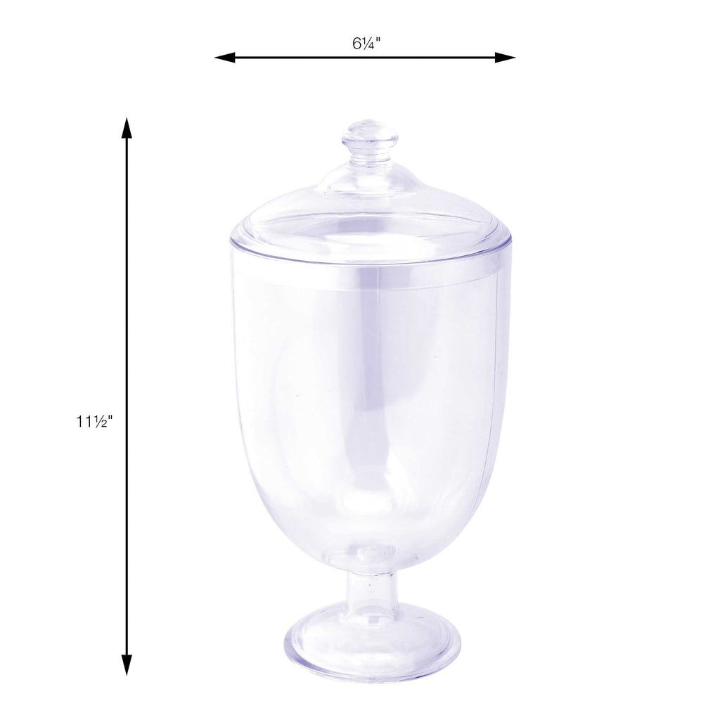 Plastic Candy Jar - Apothecary 11.5"