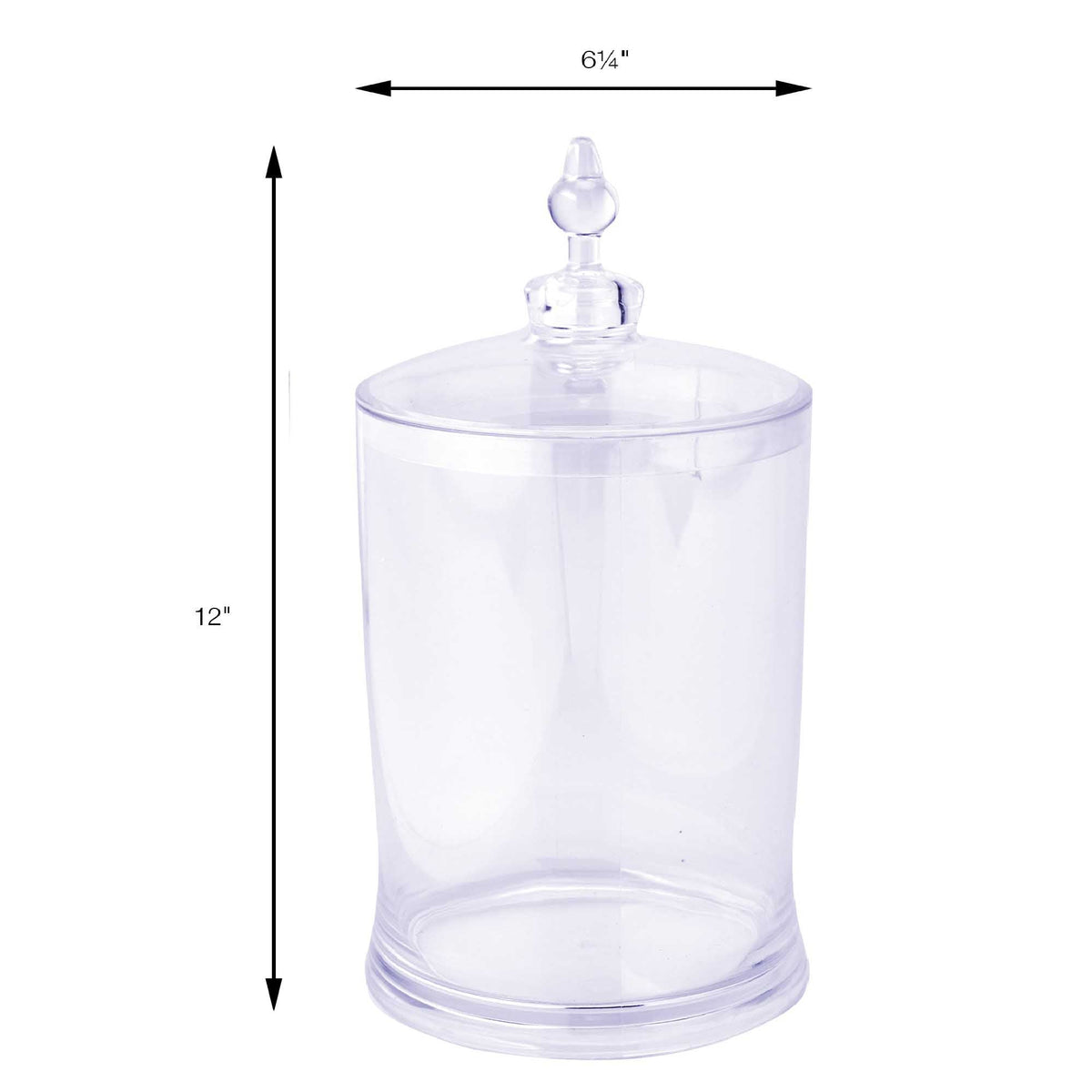 Plastic Candy Jar - Apothecary 13"