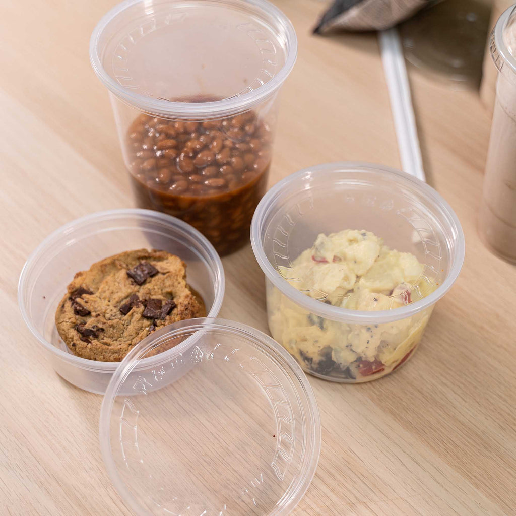 Premium Disposable Deli Cups 8 oz - Pack of 50