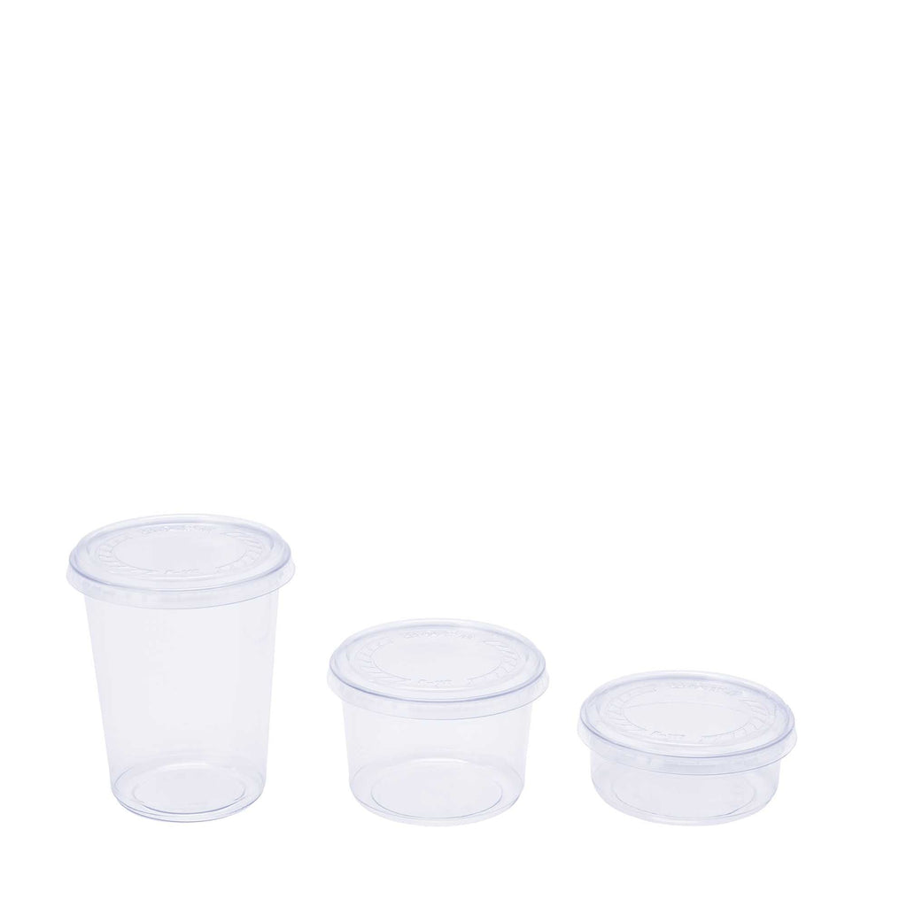 Premium Disposable Deli Cup Lids - Pack of 50