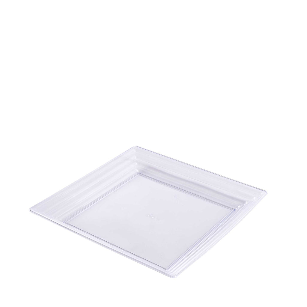Square Plastic Tray - Clear 16" x 16"