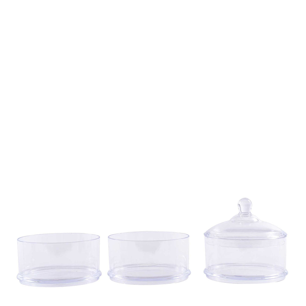 Plastic 3 Tier Candy Jar with Lid